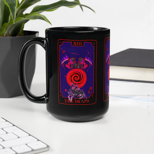 THE DEATH ARCHETYPE Black Glossy Mug