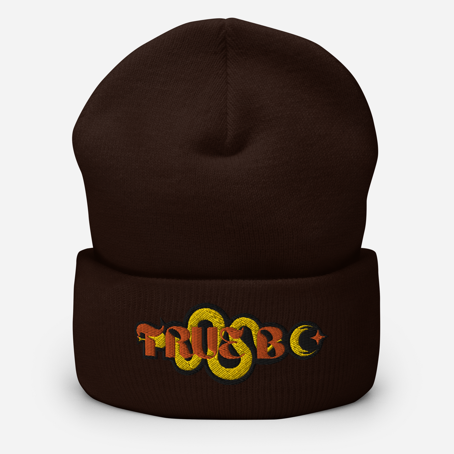 TRUE BC (orange&yellow) Cuffed Beanie