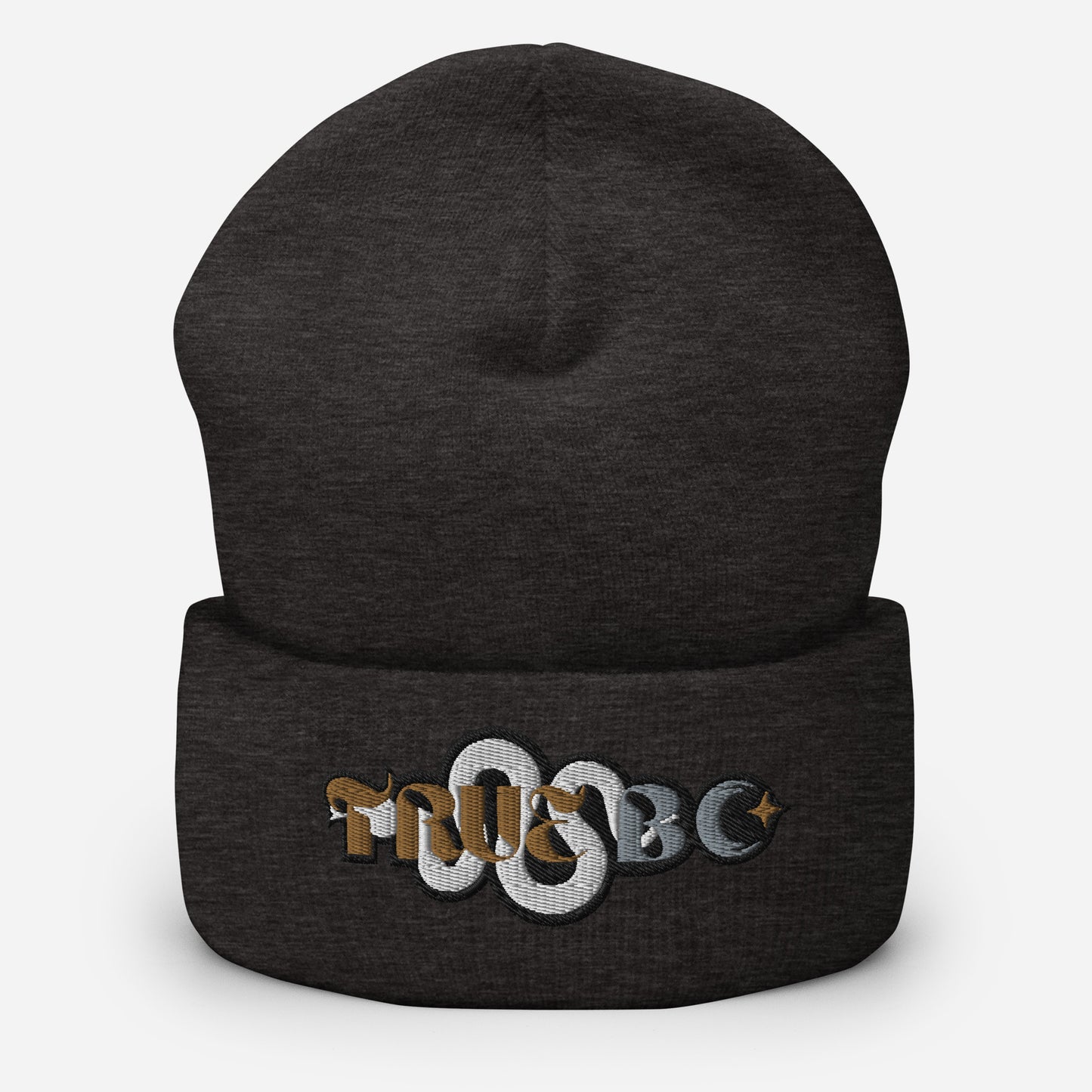 TRUE BC (gold, white, grey)  Cuffed Beanie