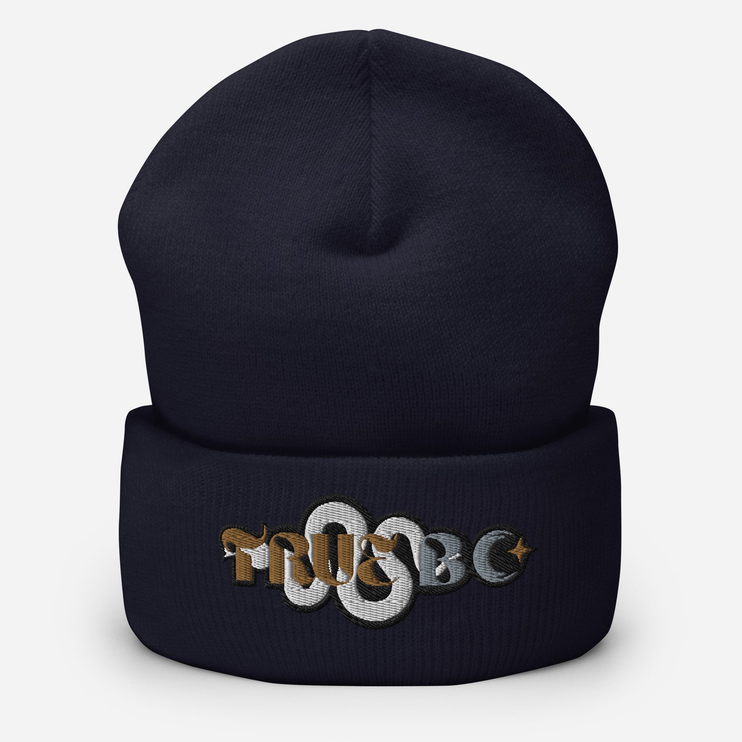 TRUE BC (gold, white, grey)  Cuffed Beanie