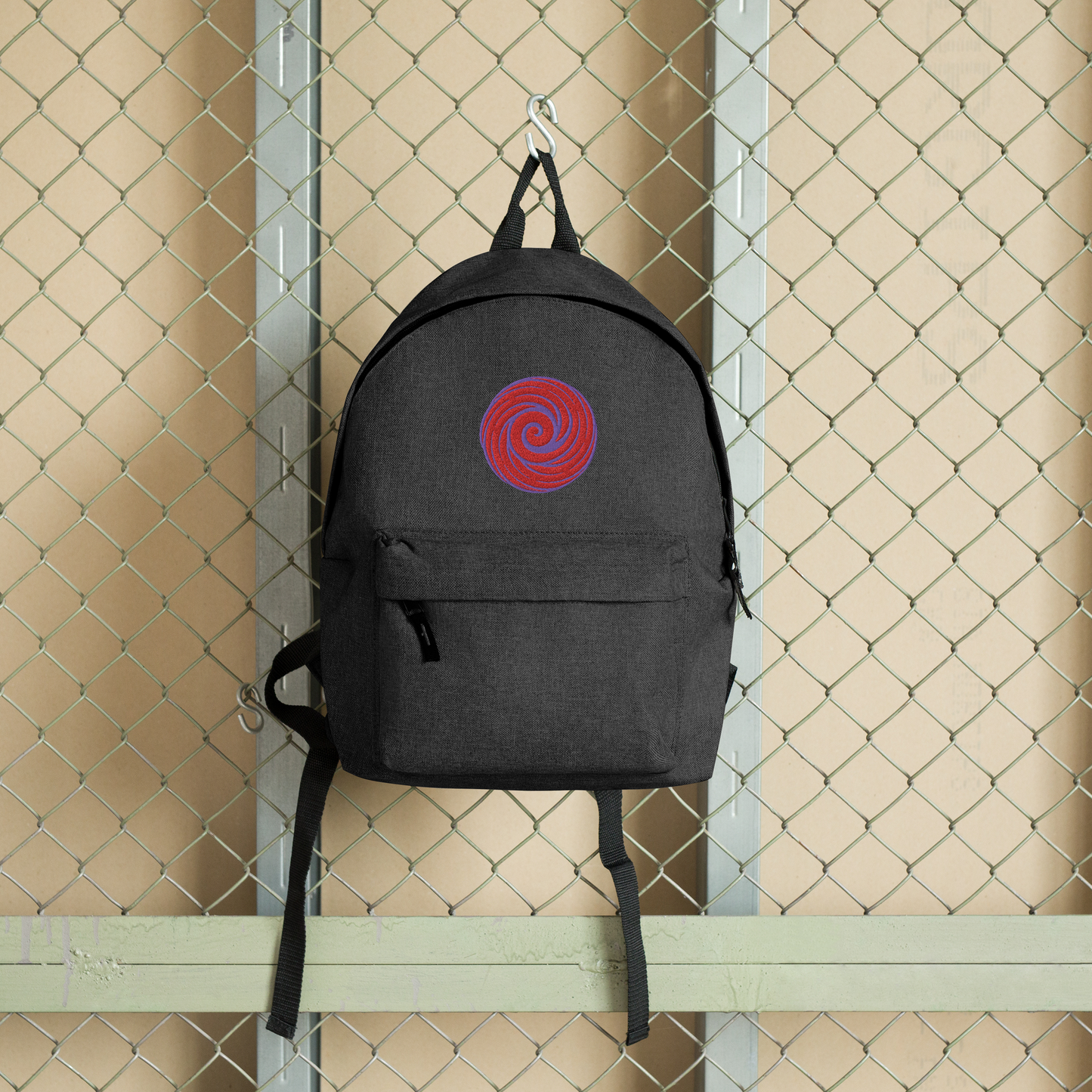 Uzumaki Embroidered Backpack