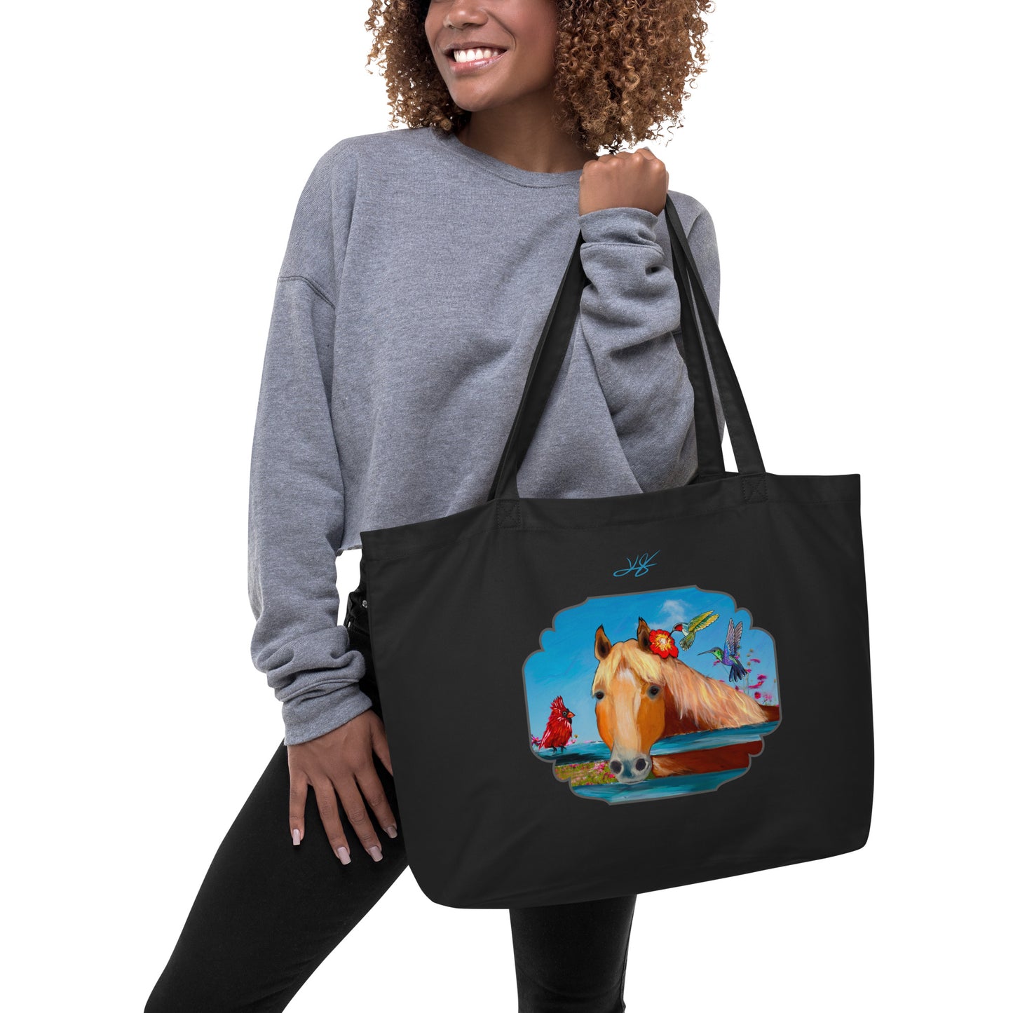 Country Dream Large organic tote bag