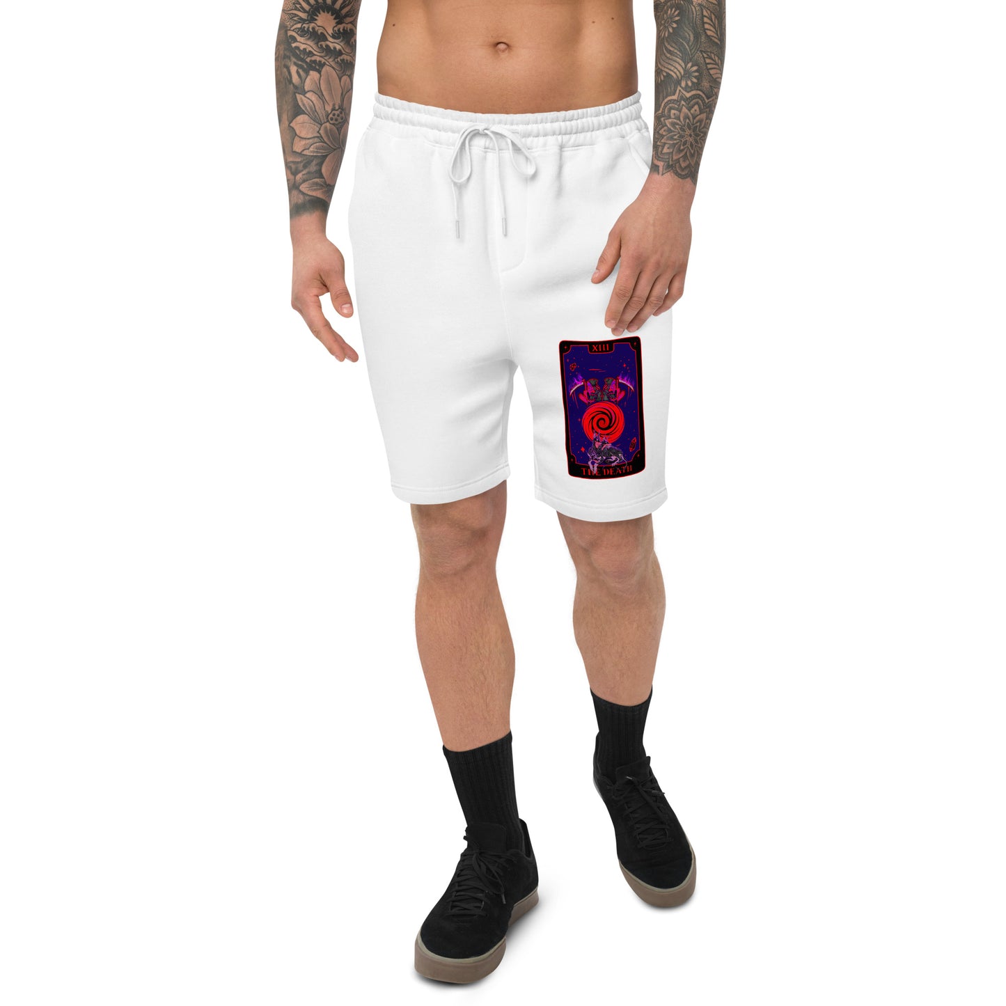 The Death (Tarot collection) Men's fleece shorts