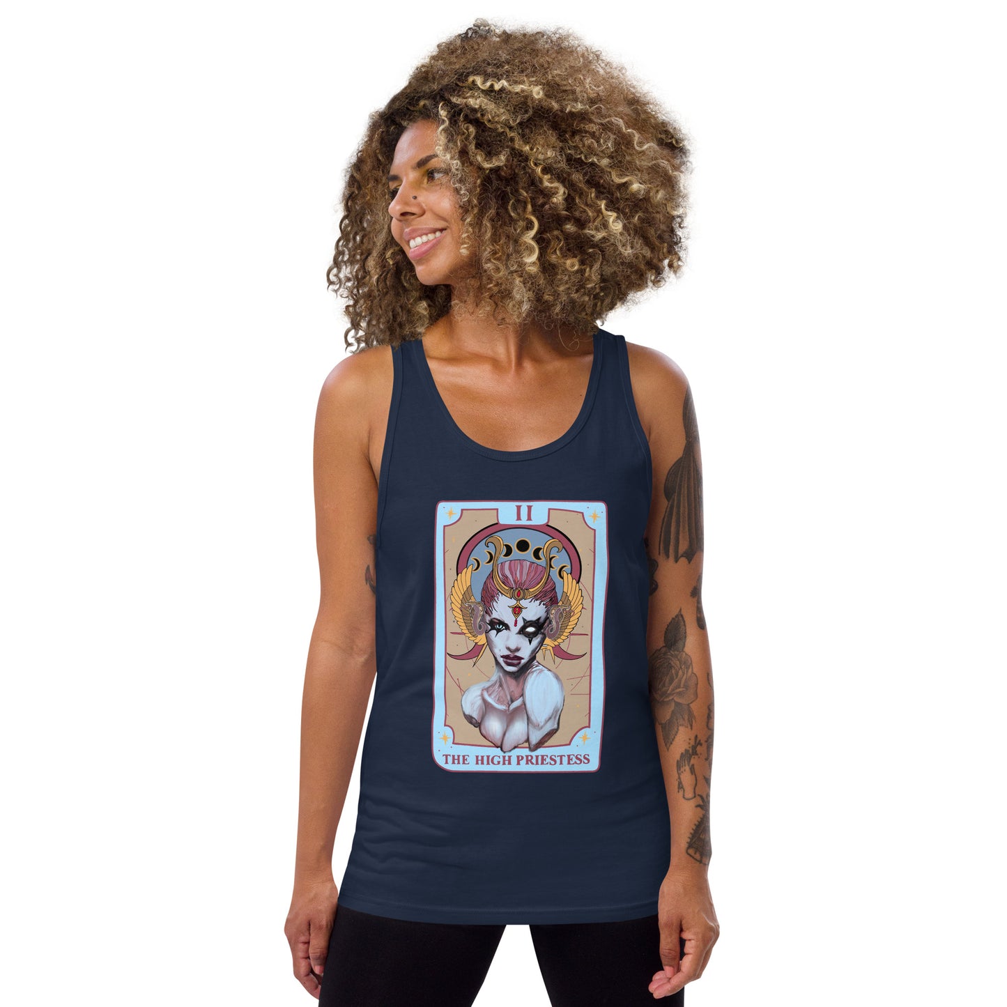 The High Priestess (Tarot collection) Unisex Tank Top