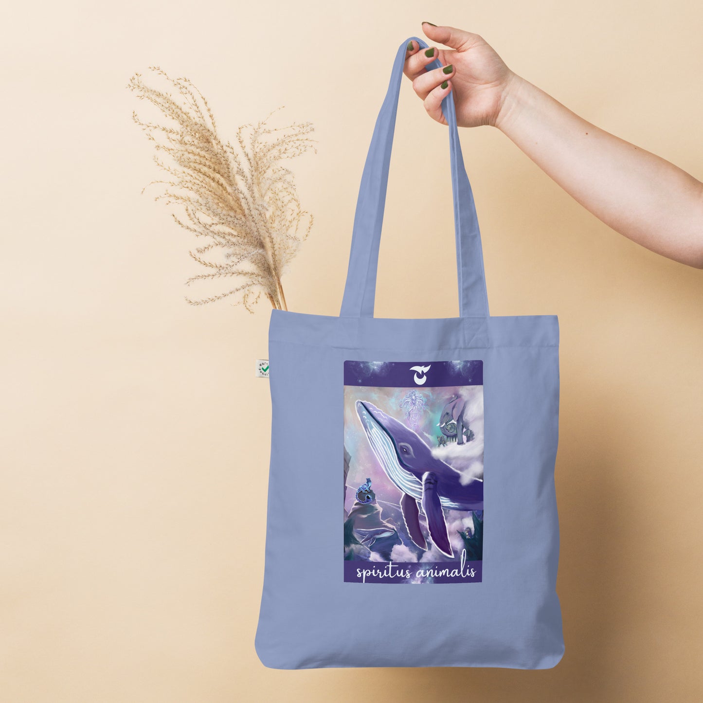 Spiritus Animalis Organic fashion tote bag