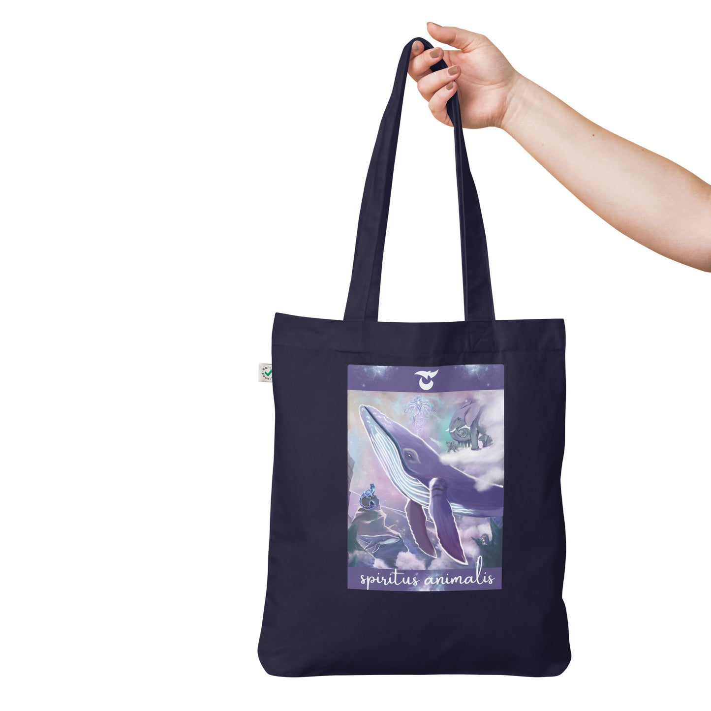 Spiritus Animalis Organic fashion tote bag