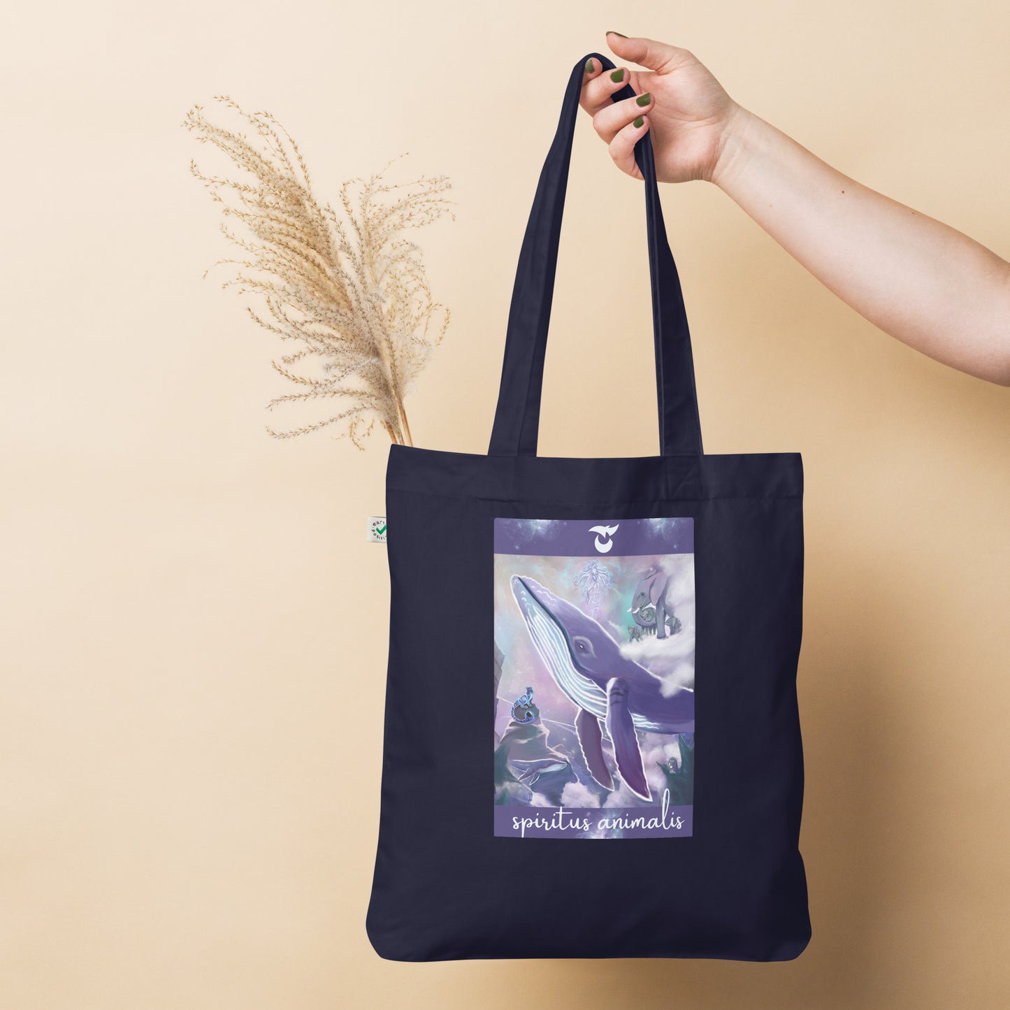 Spiritus Animalis Organic fashion tote bag