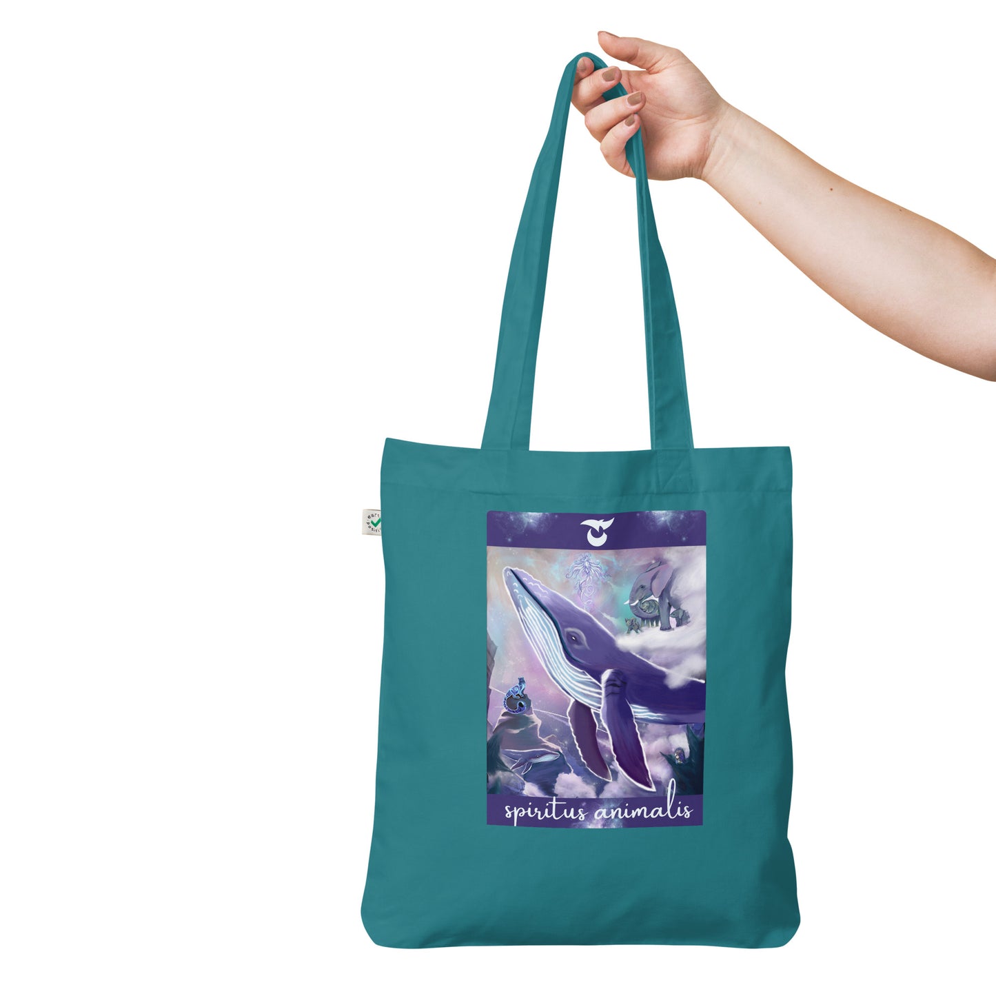 Spiritus Animalis Organic fashion tote bag