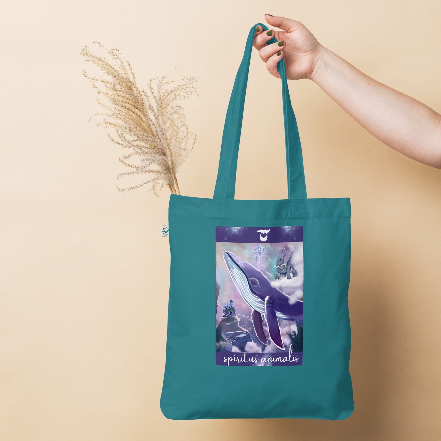 Spiritus Animalis Organic fashion tote bag