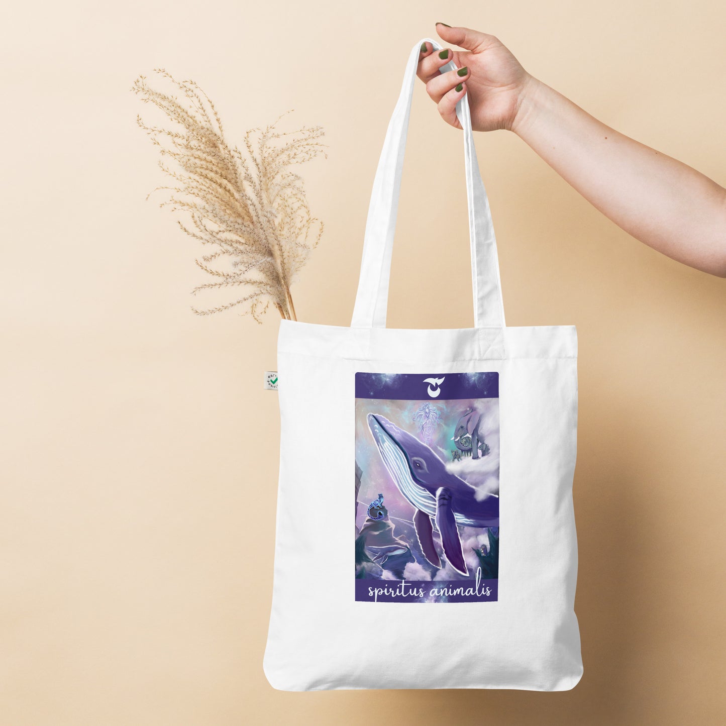 Spiritus Animalis Organic fashion tote bag