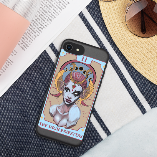 The High Priestess (Tarot collection) Speckled iPhone case