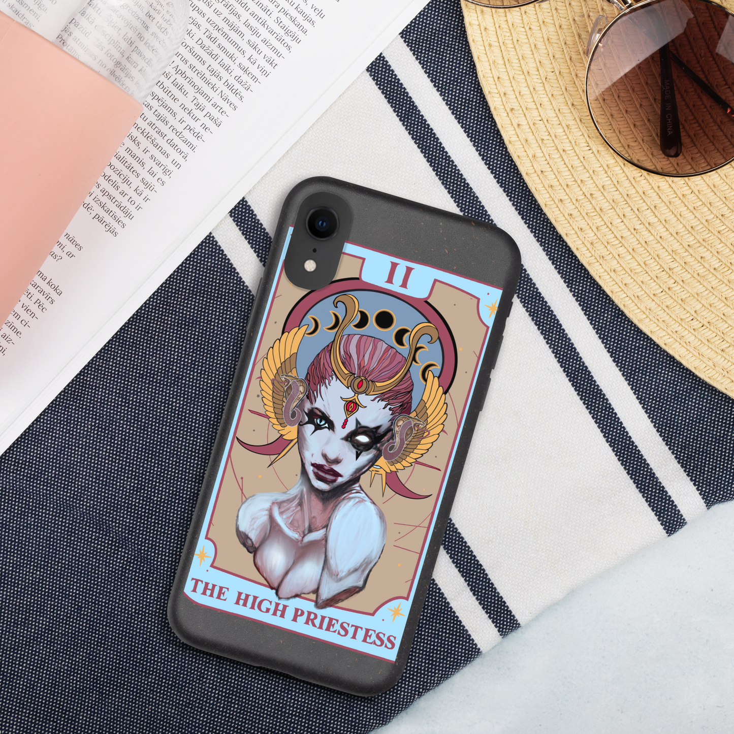 The High Priestess (Tarot collection) Speckled iPhone case