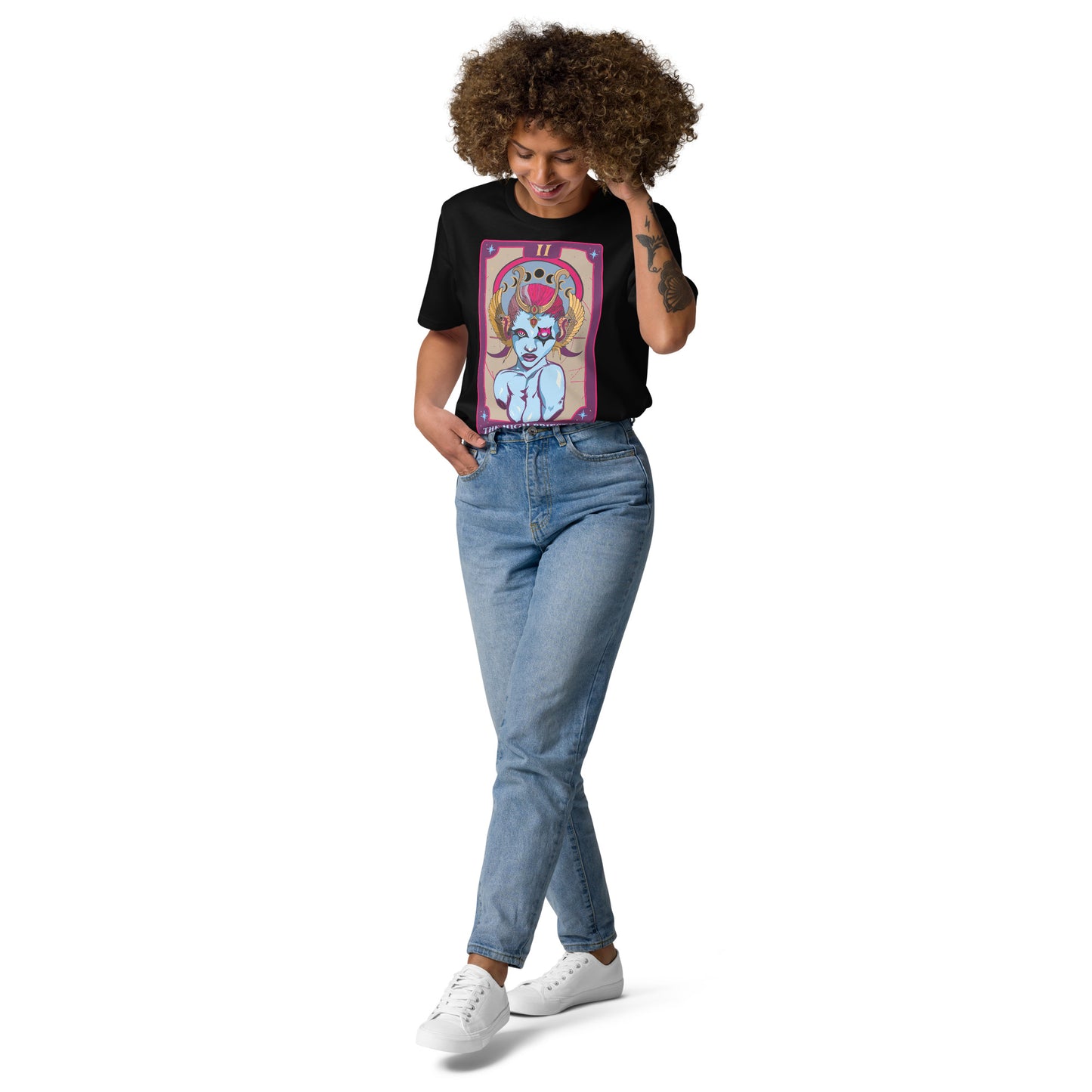 The High Priestess (Tarot collection) Unisex organic cotton t-shirt