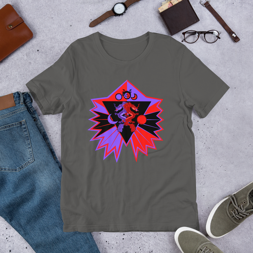 Twin flame Dragon Unisex t-shirt