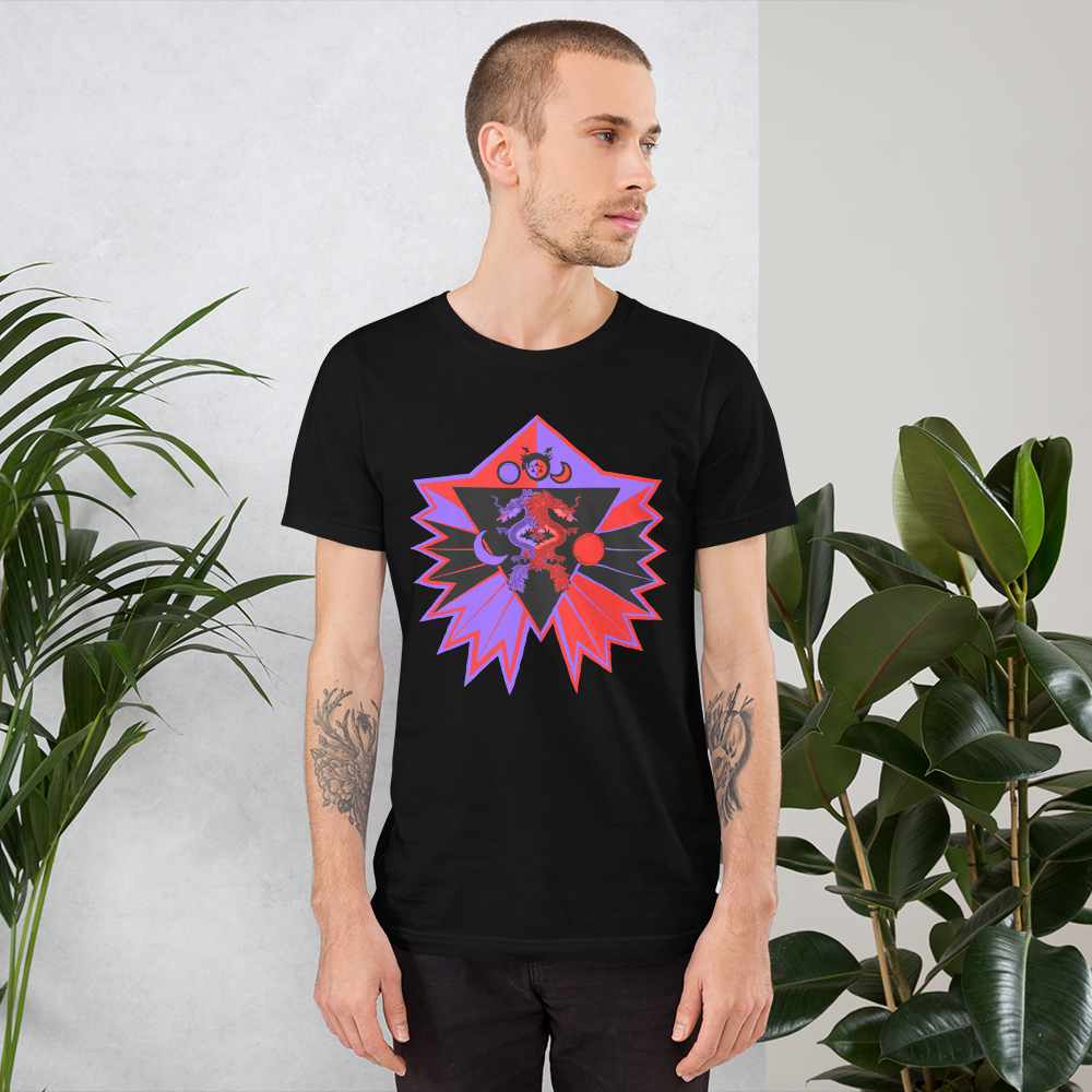 Twin flame Dragon Unisex t-shirt