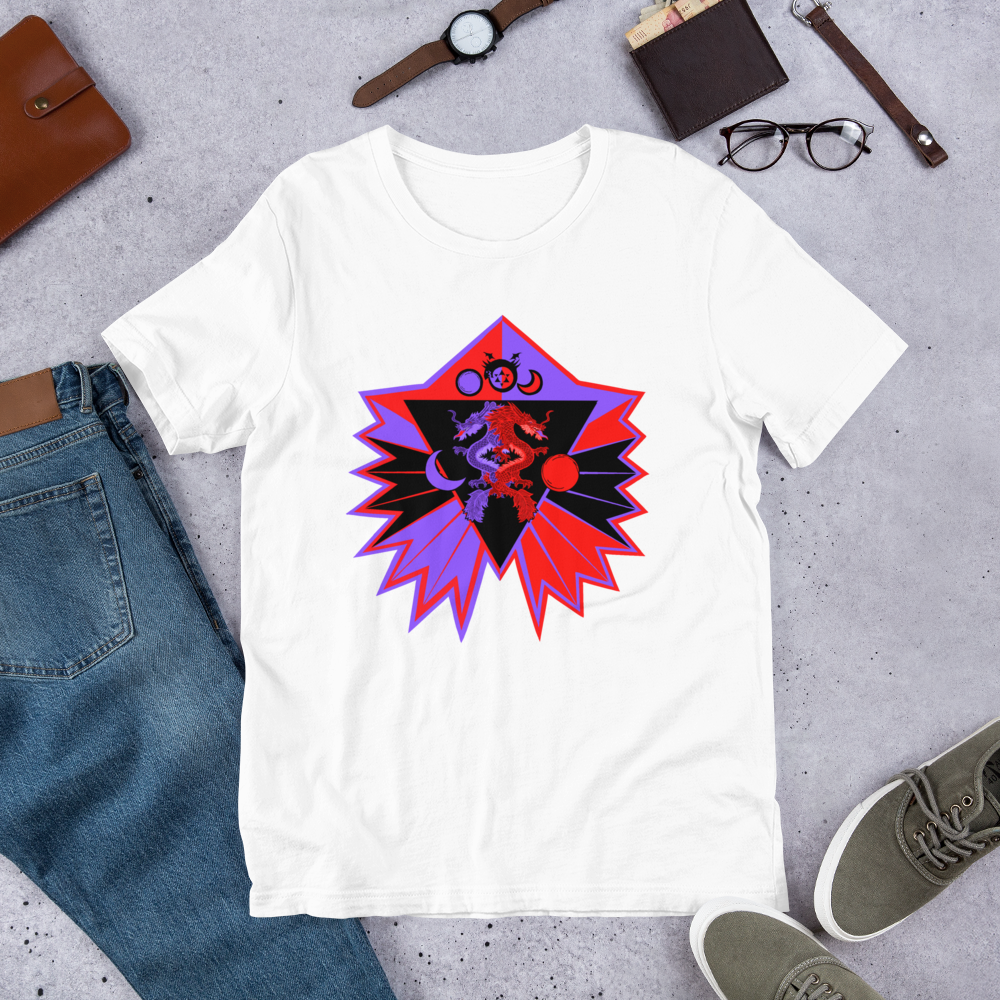 Twin flame Dragon Unisex t-shirt